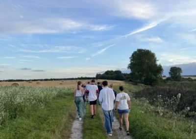 group walk hike footpath Freedom Farm