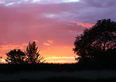 Stunning sunsets at Freedom Farm