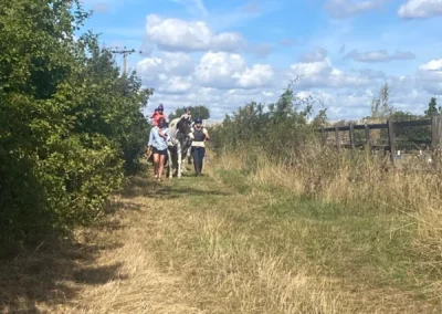 Hacking at Freedom Farm in Suffolk