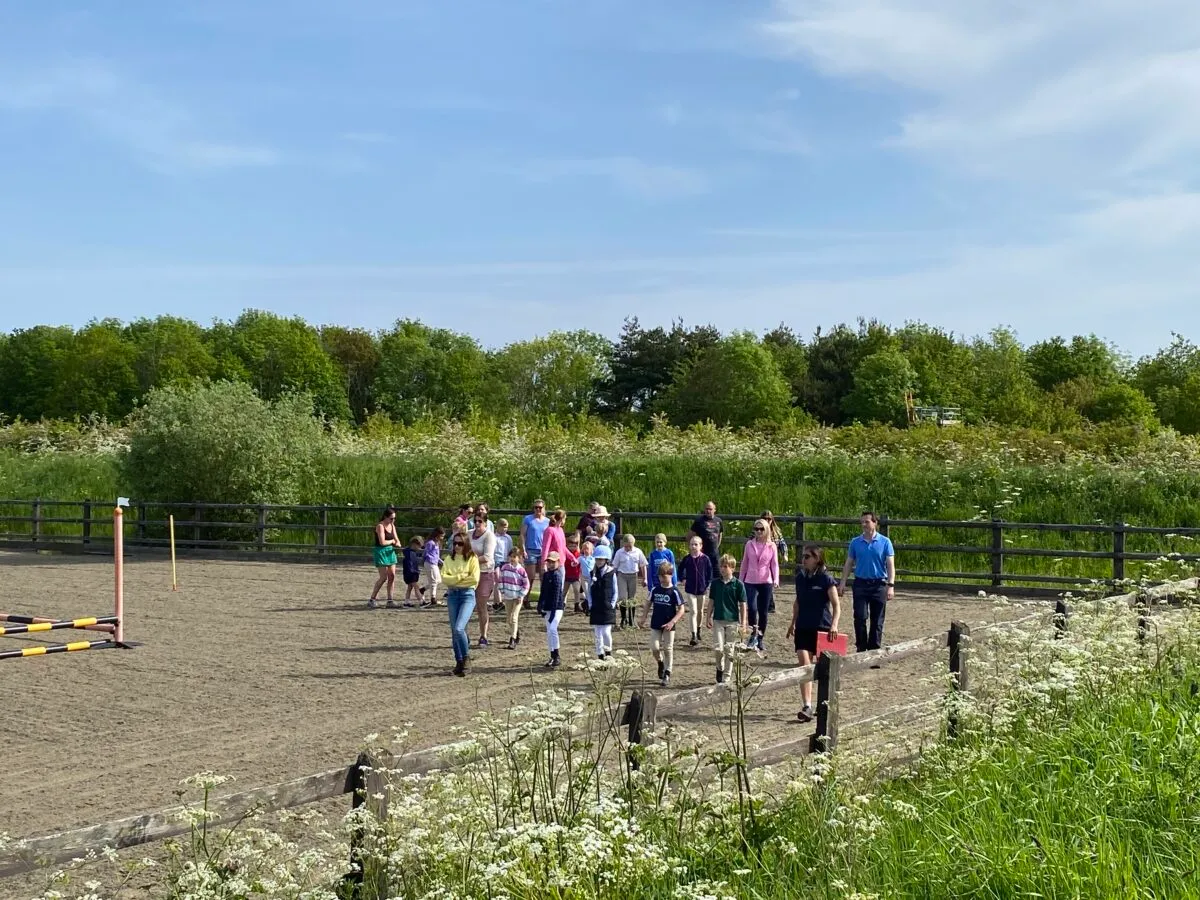 walking the course equifun charity